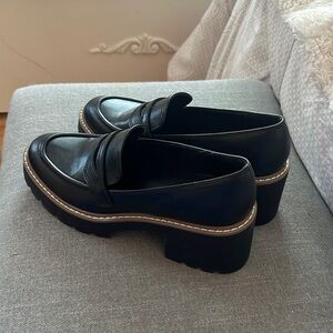 COPY - Black heeled loafers never worn